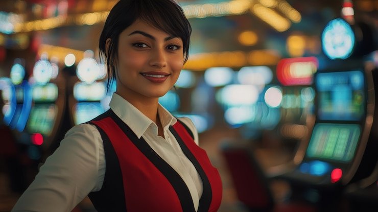 Pengguna mobile membaca penawaran hiburan
